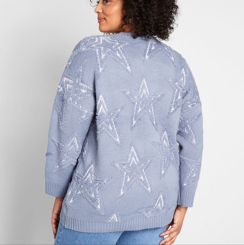 Modcloth Rising Star Textured Sweater - Picture 2 of 4
